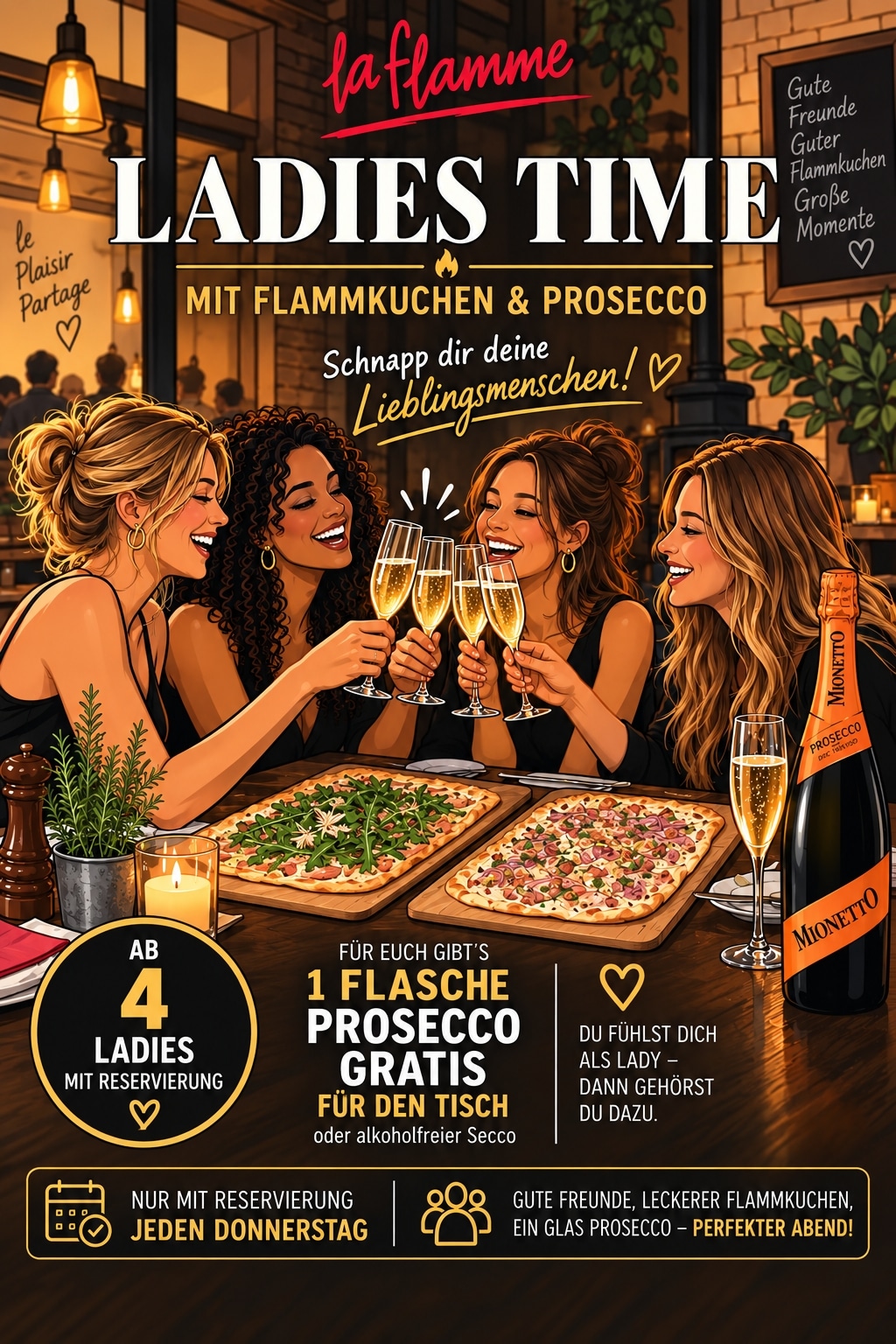 Ladies Time – La Flamme